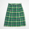 Saia Xadrez Verde Vintage - P/M