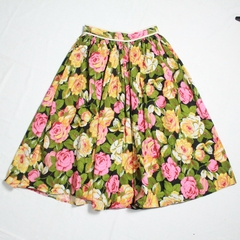 Saia Floral Midi Vintage - P/M