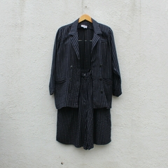 Conjunto Blazer e Bermuda Versatti Vintage - P - Brecho Ja Vali