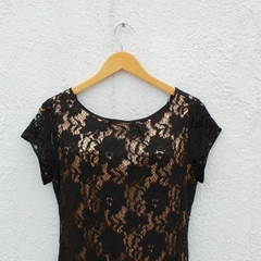 Vestido Preto Renda - P - comprar online