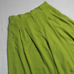 Short Verde Pantacourt - M - Brecho Ja Vali