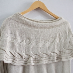 Blusa de Lã Bege - M - comprar online
