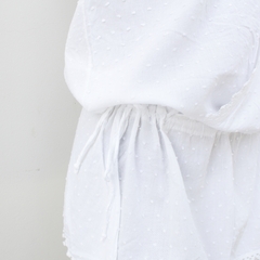 Vestido Saida de Praia Branco Transpassado - P - loja online
