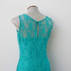Vestido Verde Renda - P