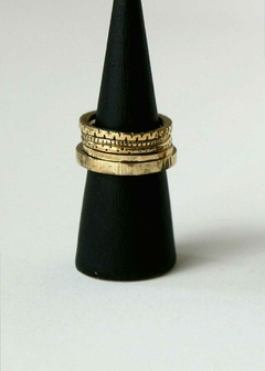 SET ANILLOS DEL BOSQUE T1 Bronce