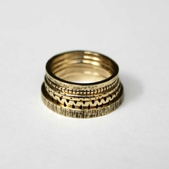 SET ANILLOS DEL BOSQUE T1 Bronce - comprar online