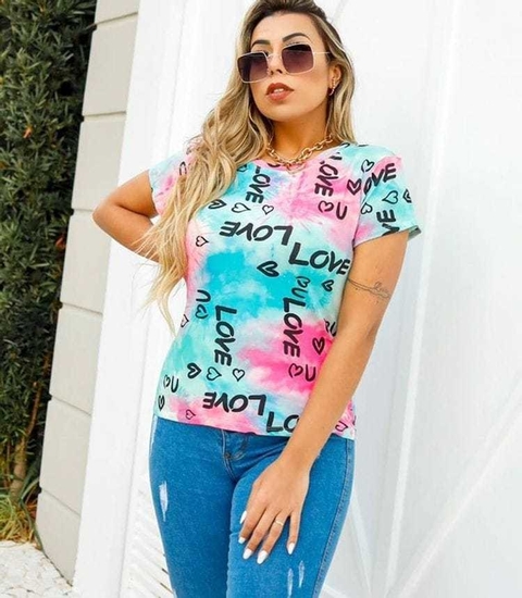 T-shirt Tie Dye Love