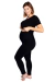 calça legging para gestante preta Expecting