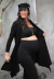 Legging pra gestante Expecting Preta