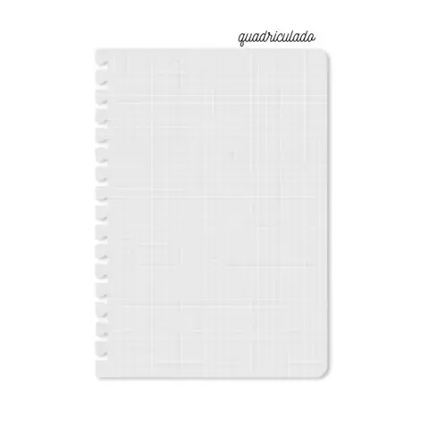 Refil Quadriculado Caderno A5 Smart - Planos Pontilhados