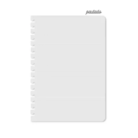 Refil Pautado Caderno A5 Smart - Planos Pontilhados