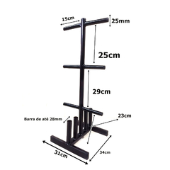 Suporte Para Anilhas Triplo - comprar online