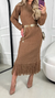 VESTIDO LANA FRANJA - comprar online