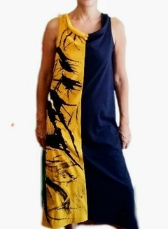 Vestido Artístico Black Mostarda