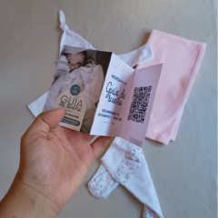 Set dulces sueños rosa estampado + DE REGALO: Guía del sueño para el recién nacido en internet