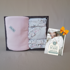 Set dulces sueños rosa estampado + DE REGALO: Guía del sueño para el recién nacido - comprar online