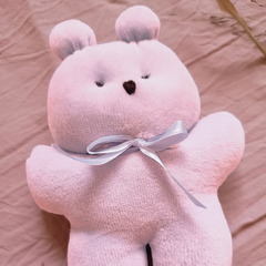 Sonajero de plush osito rosa - comprar online