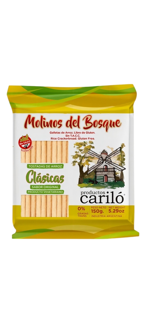 Tostada Arroz Molino del Bosque Clasica 150 Grs