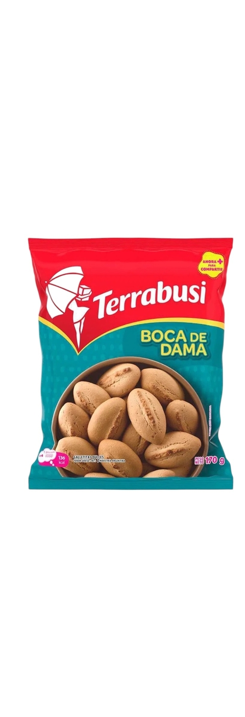 Galletita Boca De Dama Terrabusi 170 grs