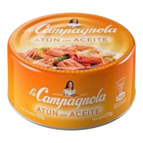 Atun La Campagnola Lomo en Aceite 170 Grs