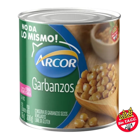 Garbanzos Secos Remojados Arcor 300 Grs.