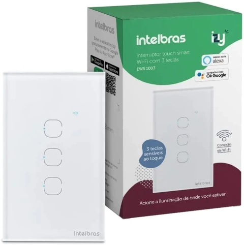 Interruptor Inteligente Wifi Ews 1003 Branco Intelbras