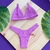 Biquíni Asa Delta Texturizado Lavanda - comprar online