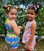 Conjunto confort jardim rosa - Girafandokids