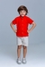 Conjunto mauricinho em linho laranja - comprar online