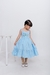 Vestido Luna azul bebê - Girafandokids