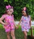 Conjunto peplum frutinhas pink - Girafandokids