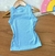 blusa canelada azul bebê - comprar online