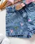 short jeans dois corações ( nao acompanha cinto) - Girafandokids