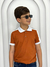 Polo caramelo tricolor - comprar online