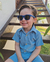 Conjunto mauricinho em linho azul na internet