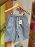 Bermuda linho azul bebê - comprar online