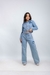 Jaqueta jeans lavagem clara na internet