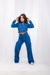 Jaqueta jeans lavagem escura - Girafandokids
