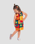 Vestido kyly frutinhas laranja - Girafandokids