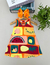 Vestido kyly frutinhas laranja - comprar online