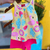 Conjunto kyly flamingo azul - Girafandokids