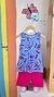 Conjunto kyly borboletas azul