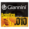 Encordoamento Violão Aço .010 Giannini Acústico GESWAM 6384