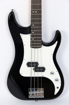 Contrabaixo Precision Washburn SB1PB preto em Alder com headstock invertido na internet