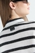 SWEATER MOM STRIPE TEJIDO RAYADO, MANGA ACAMPANADA %86 POL %15 RAY (ST83994) en internet