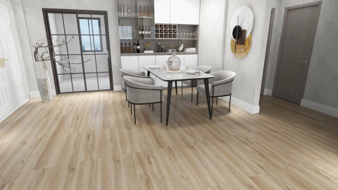 Piso vinílico SPC 5.2mm ROBLE TAMESIS