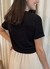 Cropped Lurex Babi - Preto - Ynveja | Roupas Femininas