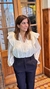 Blusa gasa con vuelos 3000-1-99 - comprar online