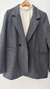 Blazer de paño gris 9000-6-25 en internet