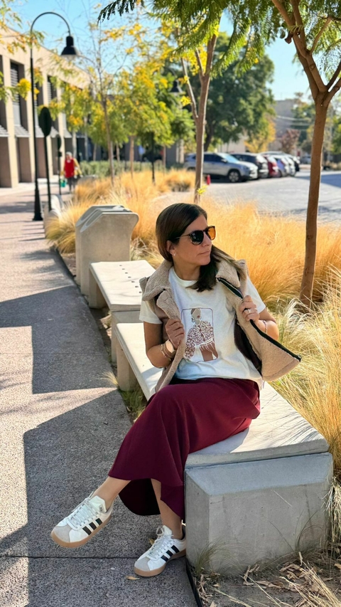 Remera manga corta manteca estampa mujer 2000-1-345 - comprar online